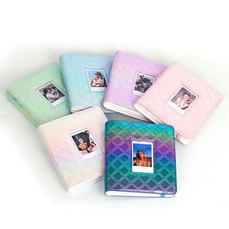 3 Inch 288 Pockets Hollowed Embroidery Line Square Album Celebrity Small Card Photo Large Capacit...