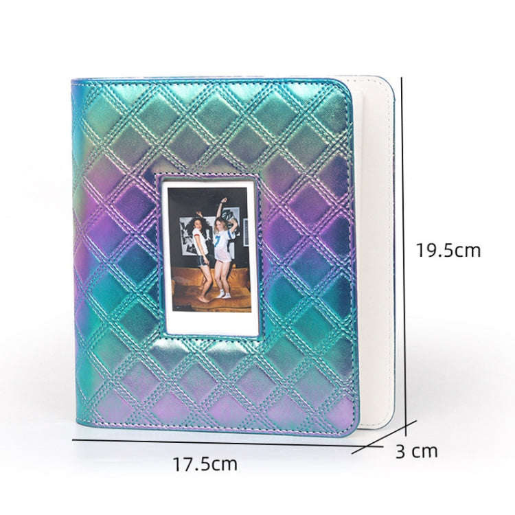 3 Inch 288 Pockets Hollowed Embroidery Line Square Album Celebrity Small Card Photo Large Capacit...