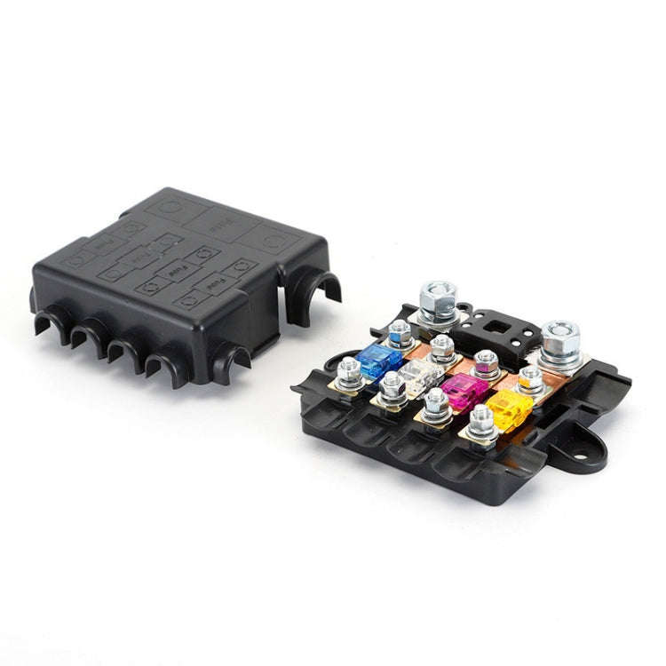 Five-Way One-Input Four-Output Fuse Box RV Power Supply Modification, Specifications: Fuse Box + ...
