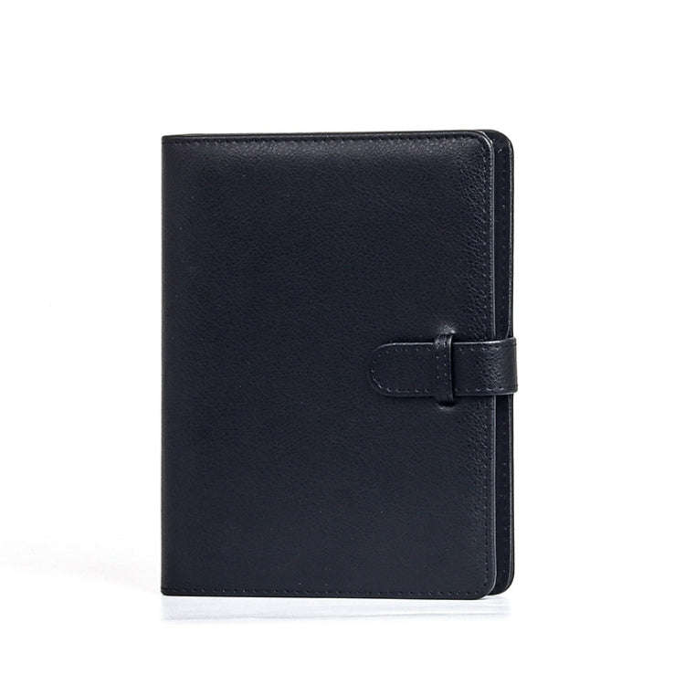 3 Inch 80 Pockets Photo Lychee Print Album Photo Book Card Album(Black)