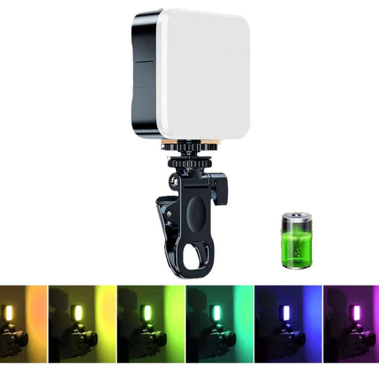 Clip Fill Light with PTZ Video Conference Mobile Phone Camera Photography Lamp, Spec: Rechargable...