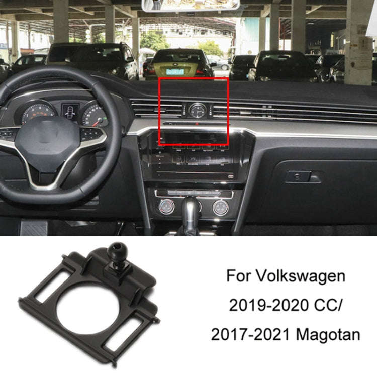 For Volkswagen Car Air Outlet Modified Mobile Phone Holder Base, Model: 19-20 CC/17-21 Magotan