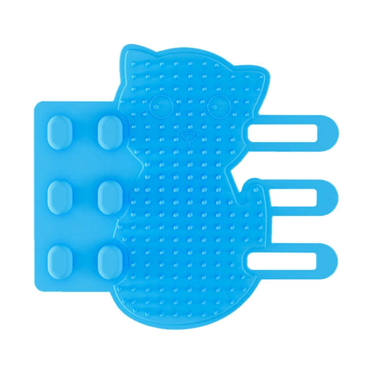 Cats Corner Self-Exciting Scratcher Pet Massage Brush Toys(Blue)