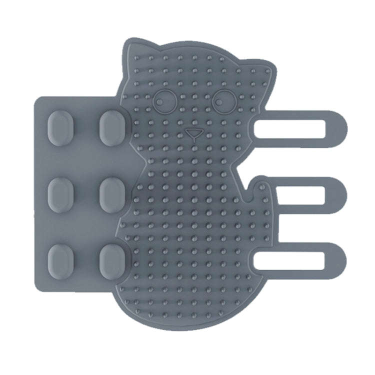Cats Corner Self-Exciting Scratcher Pet Massage Brush Toys(Gray)