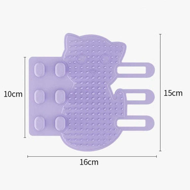 Cats Corner Self-Exciting Scratcher Pet Massage Brush Toys(Blue)