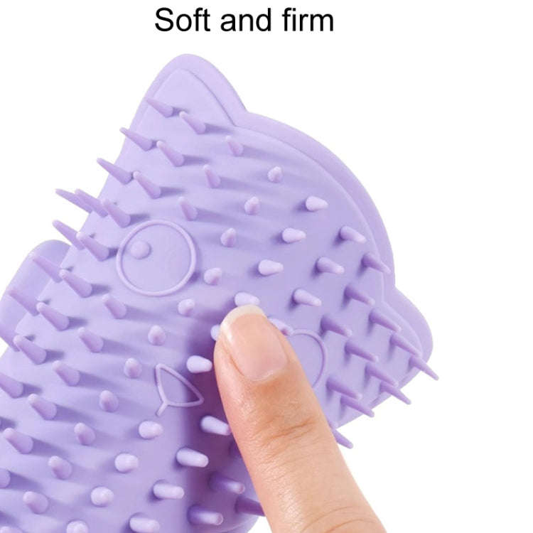 Cats Corner Self-Exciting Scratcher Pet Massage Brush Toys(Blue)