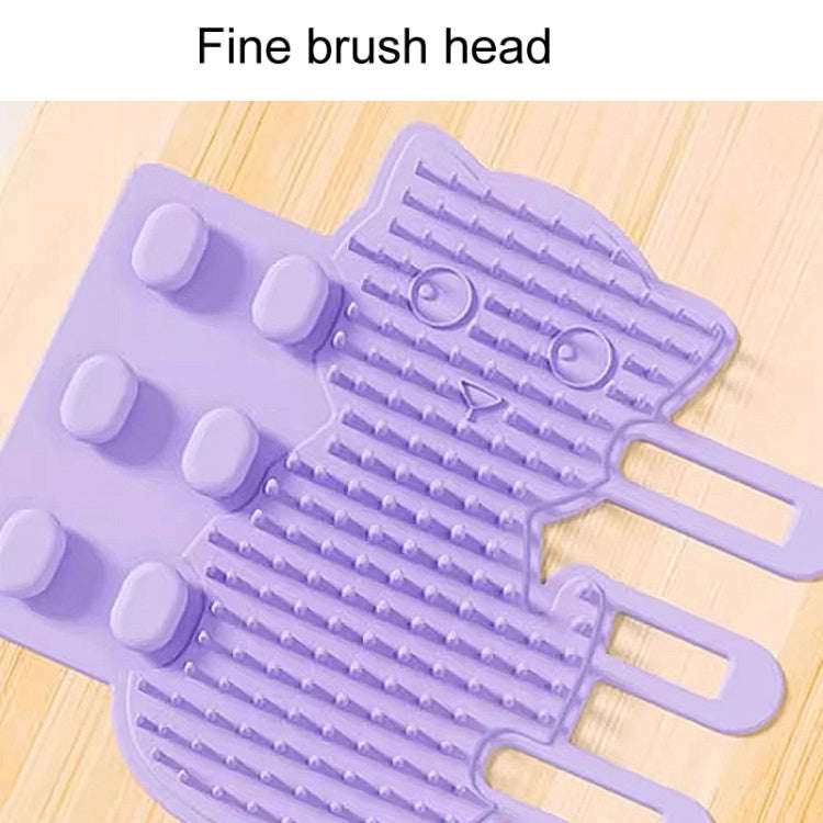 Cats Corner Self-Exciting Scratcher Pet Massage Brush Toys(Blue)