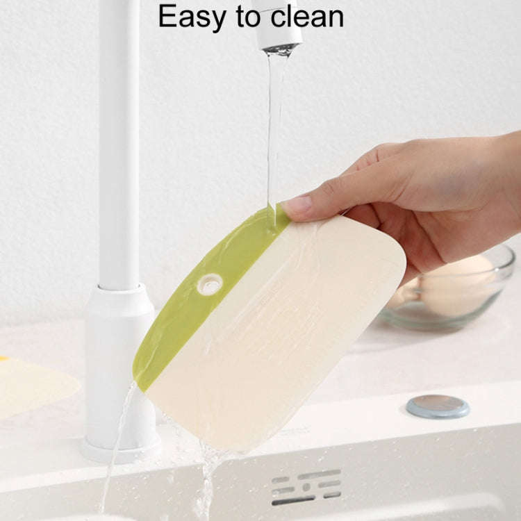Kitchen Household Pasta Cutter Baking Plastic Squeegee Tool(Green)