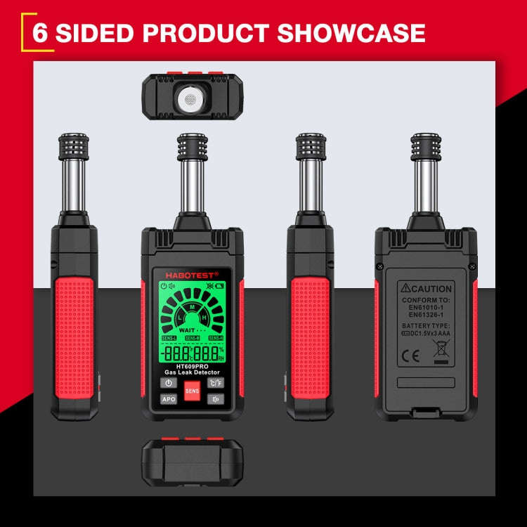 HABOTEST Combustible Gas Methane Leak Detector