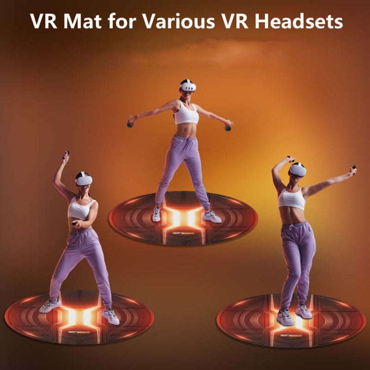 STARTRC GAMES VR Glasses Sport Game Simulation Floor Mat(Orange)