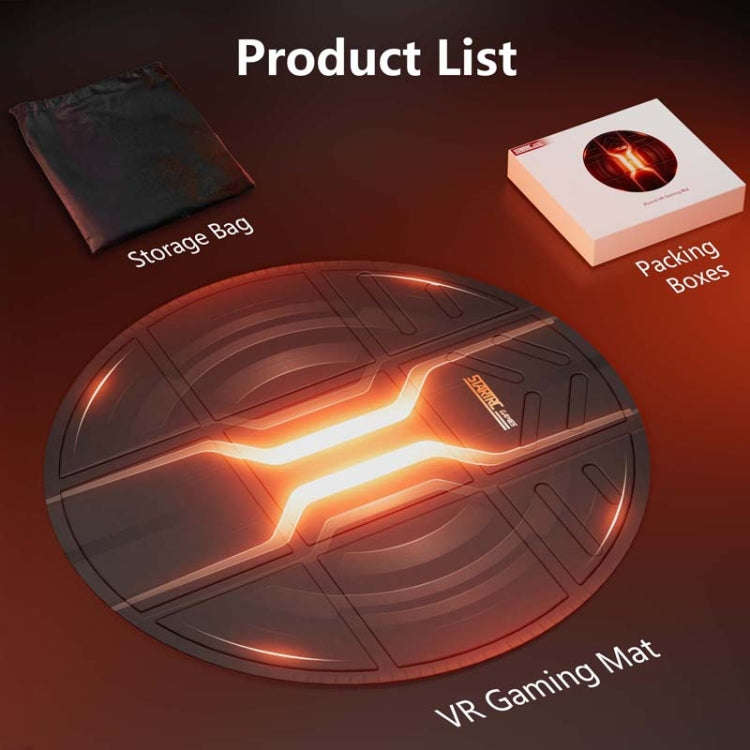 STARTRC GAMES VR Glasses Sport Game Simulation Floor Mat(Orange)