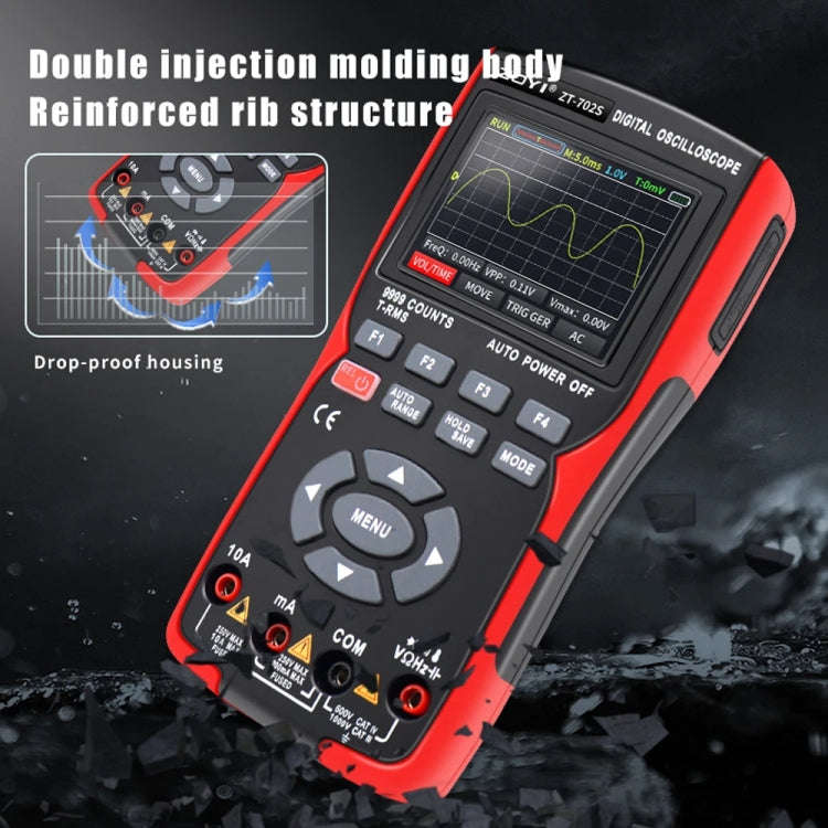 ZOYI Color Screen Multifunctional Handheld Digital Oscilloscope Multimeter(English)