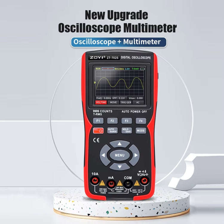 ZOYI Color Screen Multifunctional Handheld Digital Oscilloscope Multimeter(English)