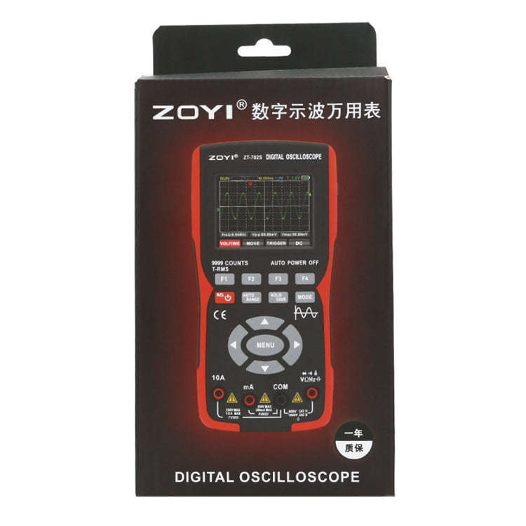 ZOYI Color Screen Multifunctional Handheld Digital Oscilloscope Multimeter(English)