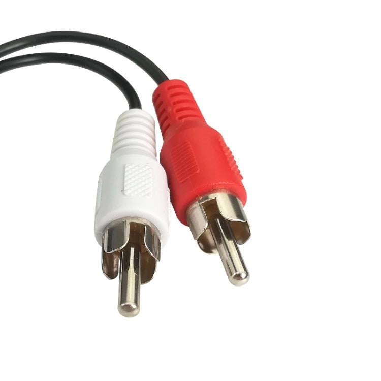 Audio Cable 3.5mm Female To 2RCA Double Lotus Head Speaker Connection Cable(0.23m)