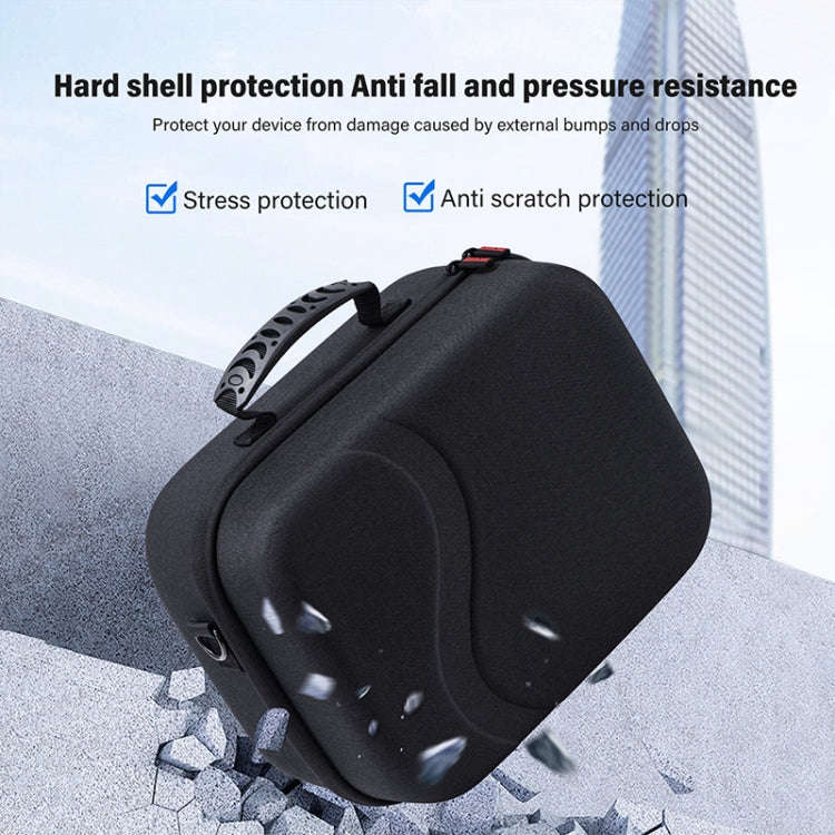 STARTRC GAMES VR Glasses Accessories Handheld Crossbody Hard Shell Storage Bag(Black)