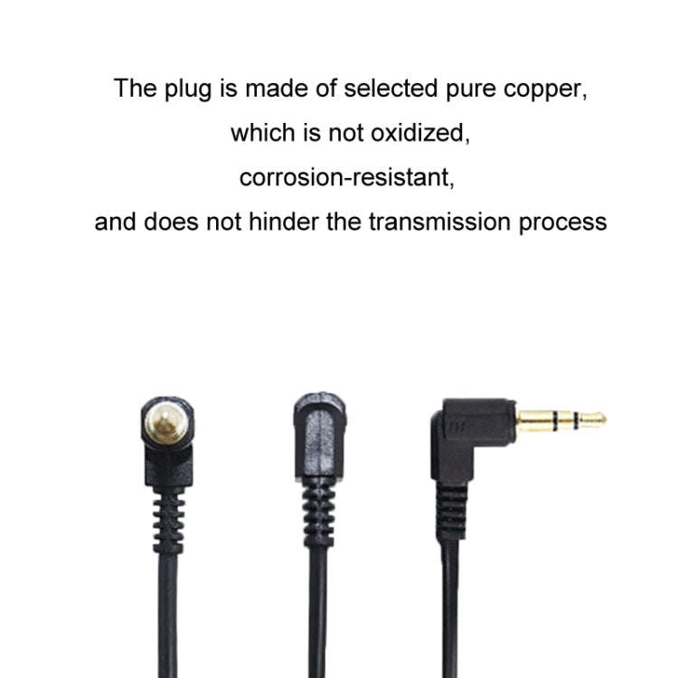 3.5mm Stereo Car Audio Cable PU Gold-plated Elbow Spring Cable(Male To Male)