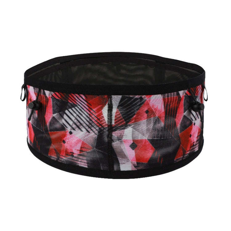 Close-fitting Sports Waist Bag Lightweight Marathon Running Belt, Size: S(Red)