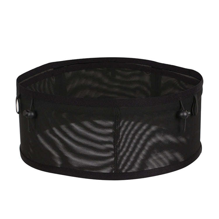 Close-fitting Sports Waist Bag Lightweight Marathon Running Belt, Size: XL(Black)
