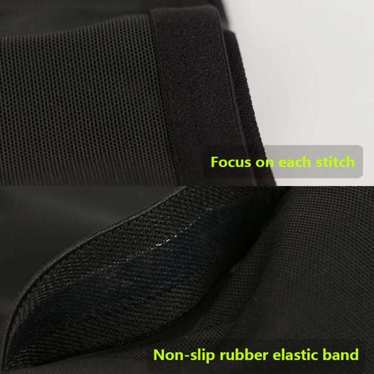Close-fitting Sports Waist Bag Lightweight Marathon Running Belt, Size: L(Retro Black)