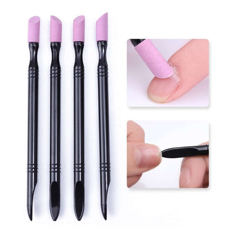 5pcs /Set Double-ended Quartz Pen For Dead Skin Remover Multifunctional Manicure Tool Nail Polish...