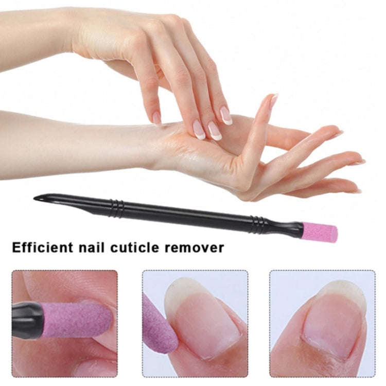 5pcs /Set Double-ended Quartz Pen For Dead Skin Remover Multifunctional Manicure Tool Nail Polish...