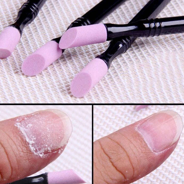 5pcs /Set Double-ended Quartz Pen For Dead Skin Remover Multifunctional Manicure Tool Nail Polish...