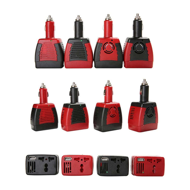 75W Car Inverter Voltage Conversion USB Port Charger, Color: 12V To 110V 0.5A Red