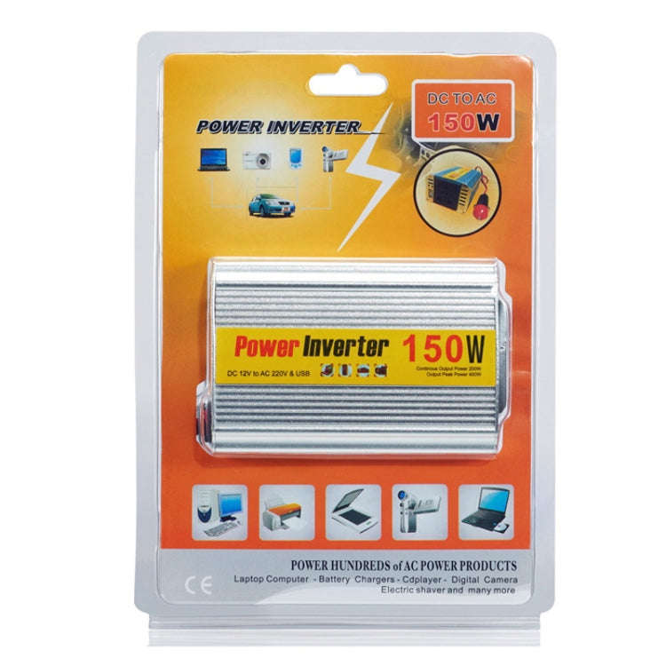 150W Car Inverter Modified Wave Automotive Power Conversion, Specification: 12V To 220V