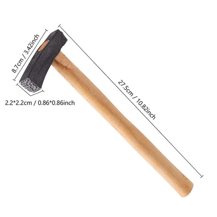 Handmade DIY Square Hammer Gold And Silver Jewelry Texture Hammer, Model: No.1