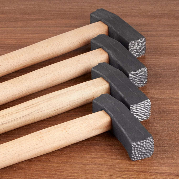 Handmade DIY Square Hammer Gold And Silver Jewelry Texture Hammer, Model: No.1