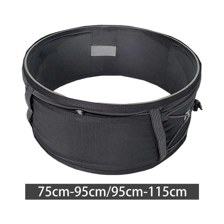 Running Sports Waist Bag Ultra-thin Breathable Belt With Trekking Pole Fixing Strap, Size: L/XL/XXL