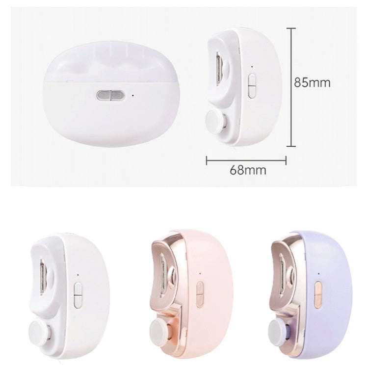 CH-705 2-in-1 Multifunctional Electric Nail Grinder with Light Children Anti-pinch Nail Clippers(...