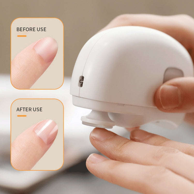 CH-705 2-in-1 Multifunctional Electric Nail Grinder with Light Children Anti-pinch Nail Clippers(...