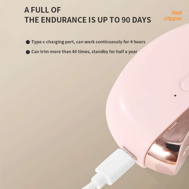 CH-705 2-in-1 Multifunctional Electric Nail Grinder with Light Children Anti-pinch Nail Clippers(...