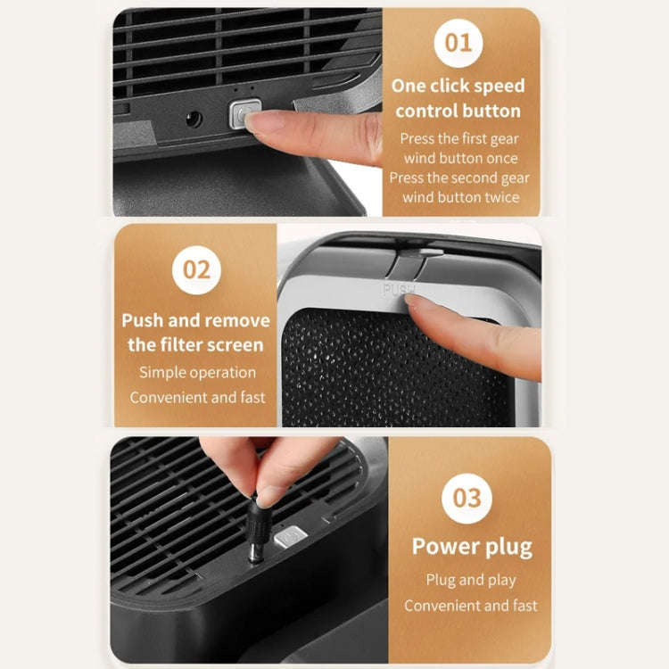 Desktop Range Hood Barbecue Small Movable Liftable Extractor Hood 2 Wind Speeds Adjust EU Plug