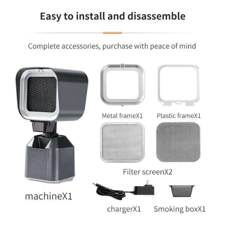 Desktop Range Hood Barbecue Small Movable Liftable Extractor Hood 2 Wind Speeds Adjust EU Plug