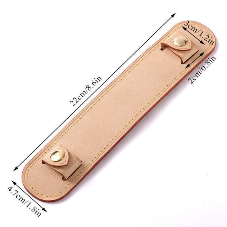 Simple Detachable Bag Anti Strangulation Leather Handle Accessory(Red)