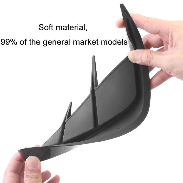 Universal Car Fender Soft Glue Decorative Car Stickers, Color: Carbon Fiber