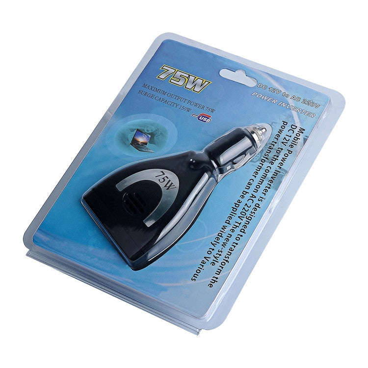 Meind 75W Mini Car Inverter Charger(12V To 220V)