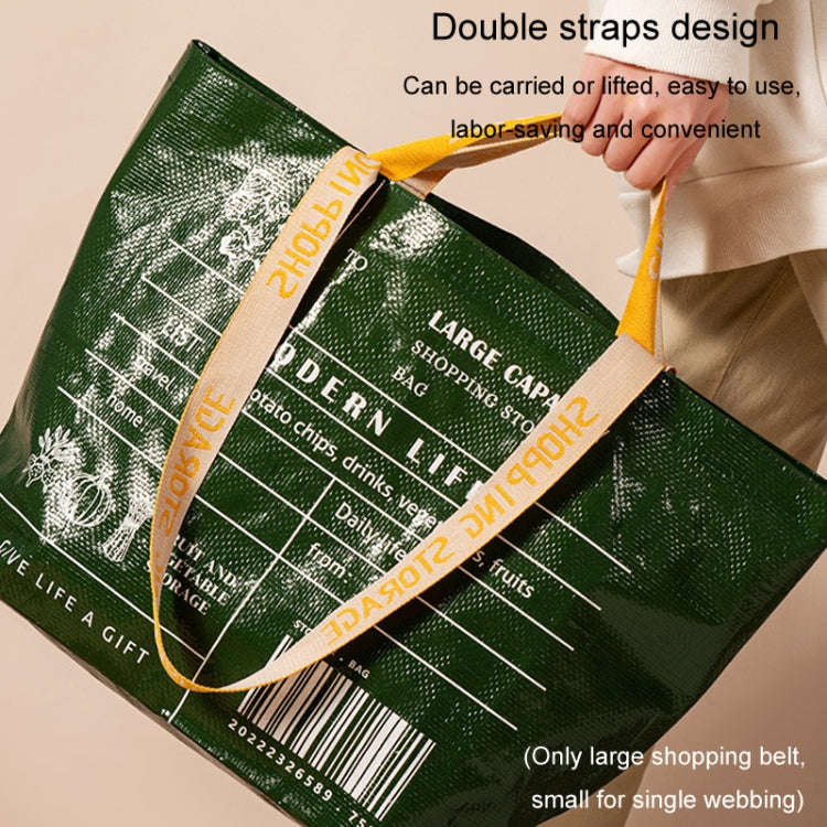 Eco-friendly Portable Large Capacity Shopping Bag Waterproof Folding Travel Bag, Color: Small Yellow