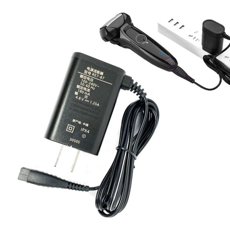 4.8V Charger For Panasonic Electric Shaver RE7-87 / ESLV50 / ESLV54 / ESRT34 / ESLT20, US Plug