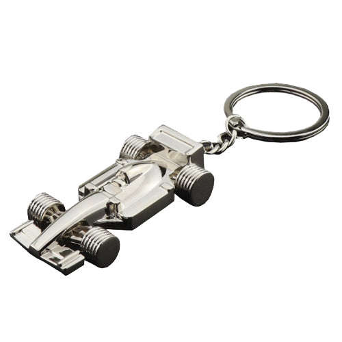 F1 Racing Car Keychain Portable Bag Decoration Pendant, Style: X-035 Hollow
