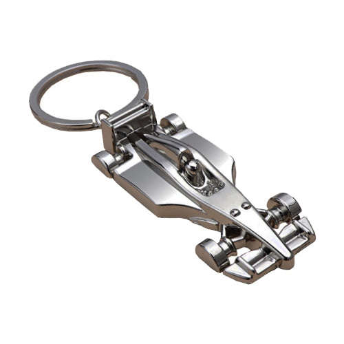 F1 Racing Car Keychain Portable Bag Decoration Pendant, Style: X-034 Half Wheel Solid