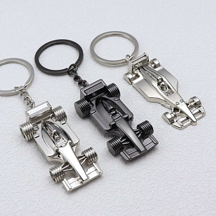 F1 Racing Car Keychain Portable Bag Decoration Pendant, Style: X-035 Hollow