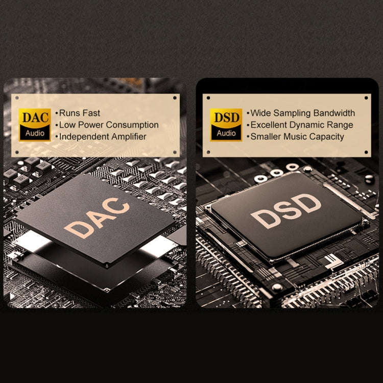 2.4 Inch HIFI Bluetooth Music Player DSD256 Mastering Sound Quality Walkman, Memory: 16GB+32GB(Gray)