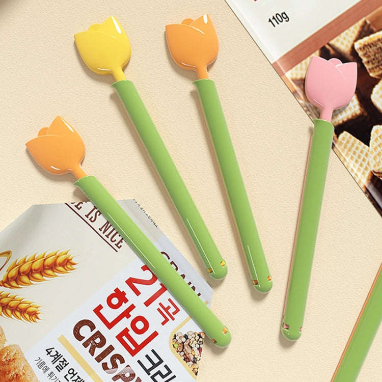 5pcs /Box Tulip Shaped Food Bag Sealing Clip Portable Snack Bread Sealing Clip With Magnetic Stor...