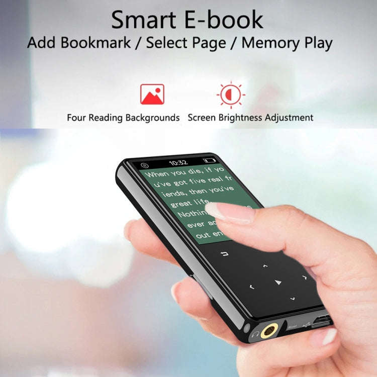 Bluetooth MP3/MP4 Music Player Portable Walkman, Memory: 8GB(Black)