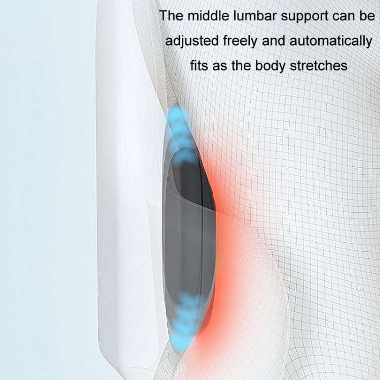 Multifunctional Car Memory Foam Adjustable Lumbar Support, Color: Classic Coffee