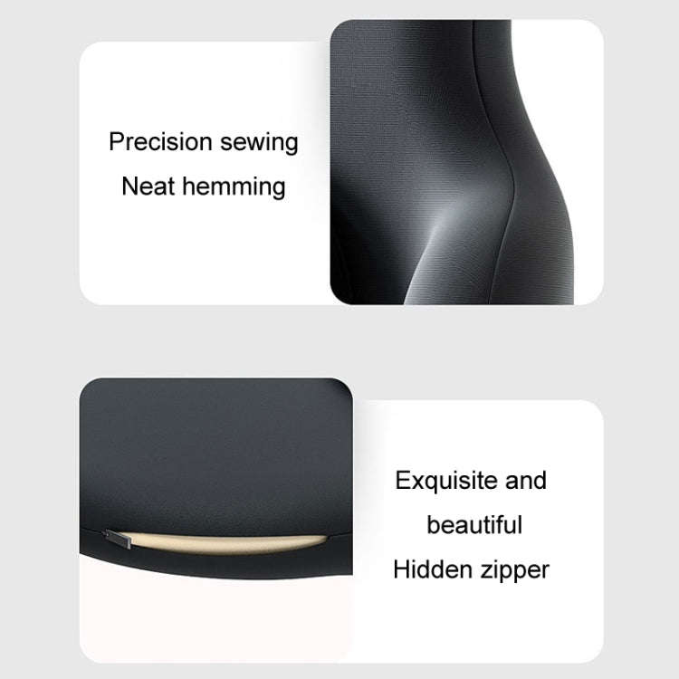 Multifunctional Car Memory Foam Adjustable Lumbar Support, Color: Classic Coffee